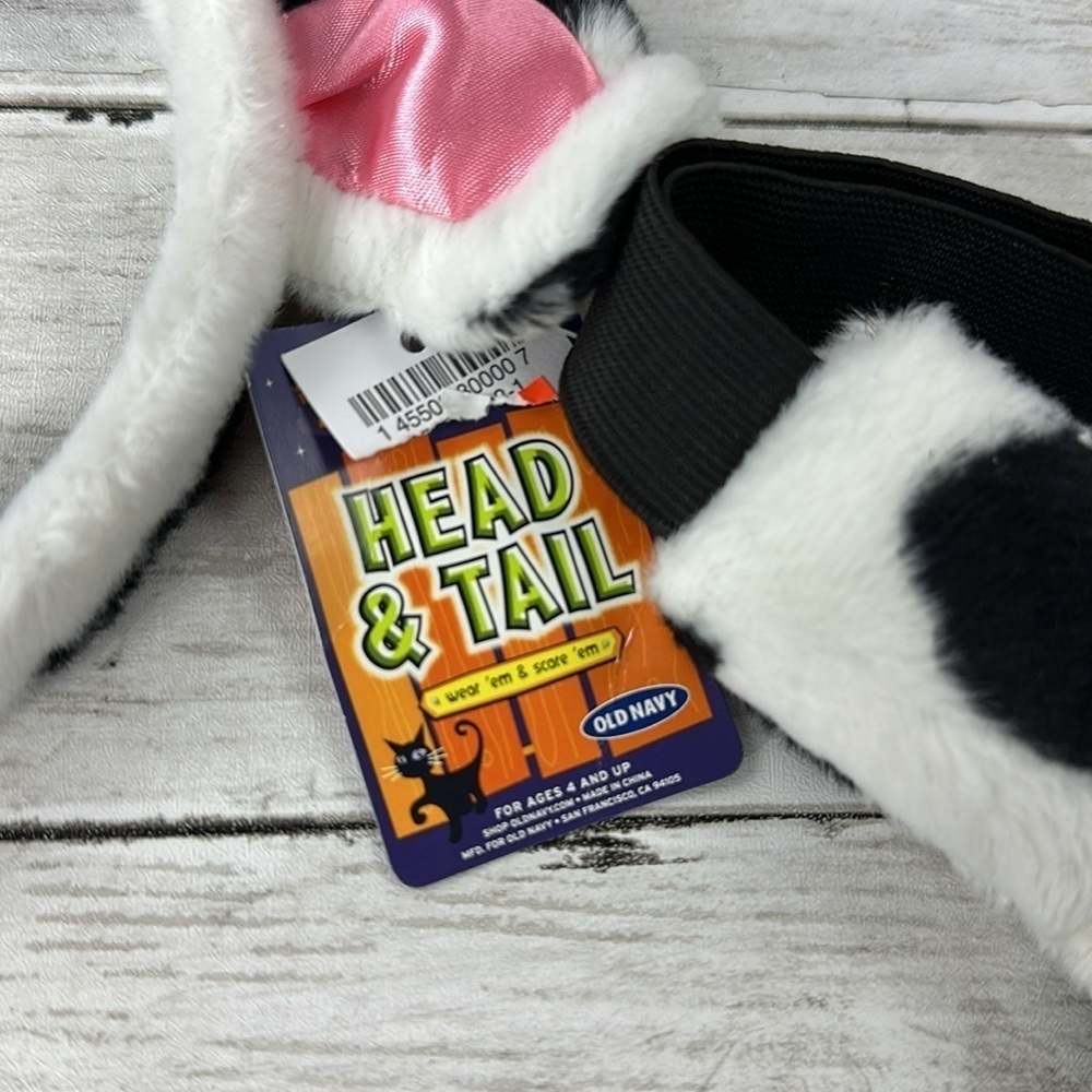Old Navy COW EARS TAIL Dress up costume NWT - Picture 2 of 4